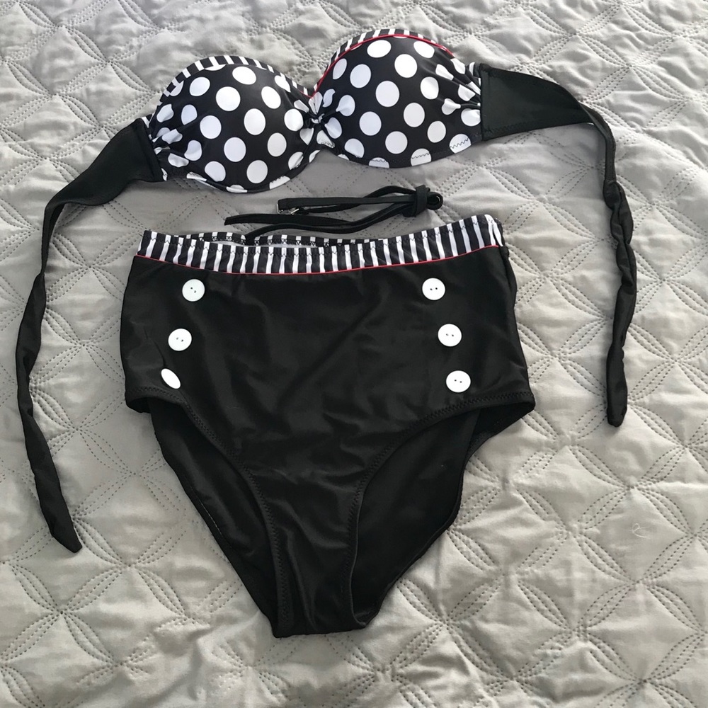 Polka Dot Retro Two Piece